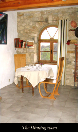 La Salle à mangerd enos table d'hôtes